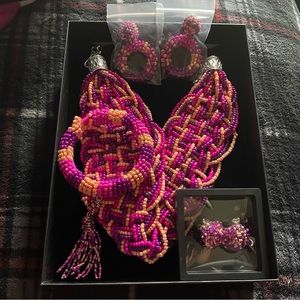 Sassy Jones Beaded 4-piece Set